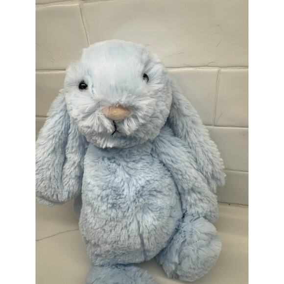 Jellycat Bashful Beige Bunny "Birthday" New With Tags - Picture 2 of 6